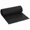 vidaXL Gewelfde Drainageplaat Zwart 0,5 x 10 m HDPE