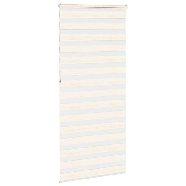 vidaXL Zebra Blind 105x230cm stofbreedte 100,9cm polyester marmerbeige