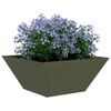 vidaXL Tuin Bloempot Olijf Groen 35 x 35 x 15 cm Koudgewalst staal