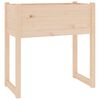 vidaXL Plantenbak 78x40x81 cm massief grenenhout