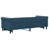 vidaXL Slaapbank met onderschuifbed 80x200 cm fluweel blauw