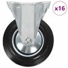 vidaXL 16 st Wielen vast 160 mm