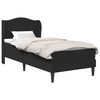 vidaXL Bedframe met hoofdeinde Zwart 90 x 190 cm Kunstleer