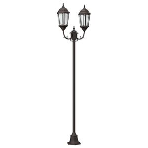 vidaXL Tuinverlichting 68 x 20 x 235 cm Aluminium en Glas