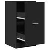 vidaXL Apothekerskast 40x41x77,5 cm bewerkt hout zwart