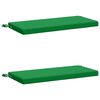 vidaXL 2-delige Bankkussens SOEST 2 st 100% Polyester Groen