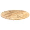 vidaXL Tafelblad rond 25-27 mm 70 cm massief mangohout