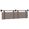 vidaXL Hangend hoofdbord Taupe Antiek PU