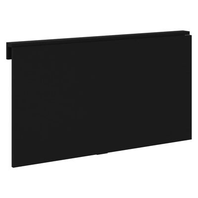 vidaXL Wandtafel inklapbaar 100x60x56 cm bewerkt hout zwart