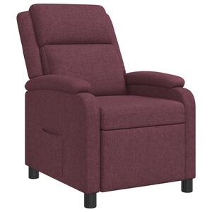 vidaXL Relaxfauteuil Paars Stof