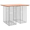 vidaXL Tuintafel Schanskorfontwerp 100x70x72 cm massief grenenhout