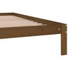 vidaXL Bedframe massief grenenhout honingbruin 200x200 cm