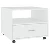 vidaXL Salontafel 55x55x40 cm bewerkt hout wit