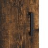 vidaXL Wandkast 60x31x60 cm bewerkt hout gerookt eikenkleurig
