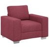 vidaXL Sofa Stoel Wijnrood 100 cm Stof