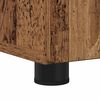 vidaXL Badkamermeubelset met lade 3 pcs Oud Hout Bewerkt hout & Metaal