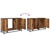 vidaXL Badkamermeubelset met plank 2 pcs Oud Hout Bewerkt hout