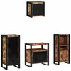 vidaXL Badkamermeubelset met lade 4 pcs Massief Gerecycled Hout