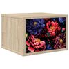 vidaXL Wandkastje KIEL Sonoma Eiken 36 x 33 x 25 cm Bewerkt hout