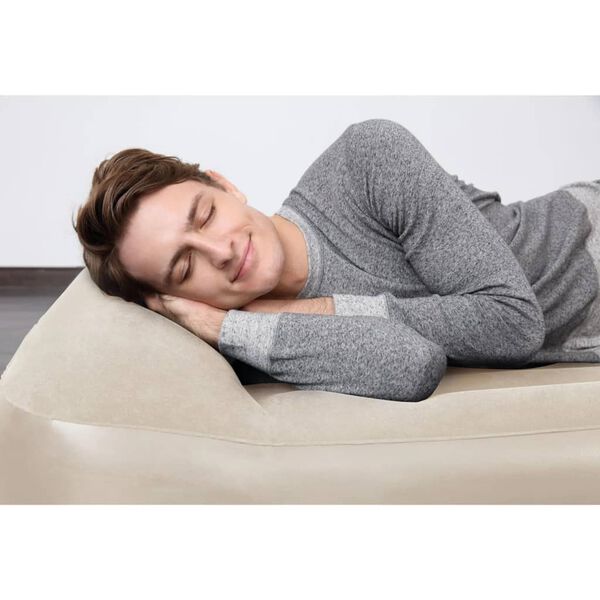 Bestway Luchtbed Tritech 2-persoons 203x152x42 cm beige