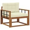 vidaXL Buiten Midden Sofa Naturel