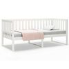 vidaXL Slaapbank zonder matras 90x190 cm massief grenenhout wit