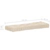 vidaXL Palletvloerkussens 4 st katoen beige