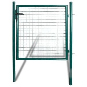 vidaXL Enkele deur 100x100 cm gepoedercoat staal