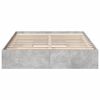 vidaXL Bedframe met lades bewerkt hout betongrijs 160x200 cm