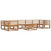 vidaXL Buiten bankenset 8 pcs Naturel Massief Acaciahout