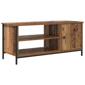 vidaXL TV-kast 100 x 40 x 45 cm Oud Hout Bewerkt hout