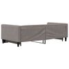 vidaXL Slaapbank met onderschuifbed 90x200 cm stof taupe