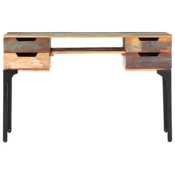 vidaXL Bureau 118x48x75 cm massief gerecycled hout