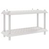 vidaXL Plankenunit 2-laags 100 x 40 x 55,5 cm PP Wit