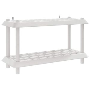 vidaXL Plankenunit 2-laags 100 x 40 x 55,5 cm PP Wit