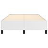 vidaXL Bedframe zonder matras 120x190 cm kunstleer wit