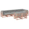 vidaXL 8-delige Loungeset met kussens massief douglas vurenhout