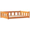 vidaXL Hondenbed 100 x 70 x 28 cm Massief grenenhout Wasbruin