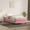 vidaXL Boxspring zonder matras fluweel roze 80x210 cm