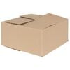 vidaXL Vouwdoos met opslag 50 st Naturel 30 x 30 x 15 cm Karton