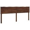 vidaXL Live Edge Hoofdbord ROSTOCK Donkerbruin 180 cm