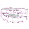 vidaXL Bed met boekenkast zonder matras massief grenenhout 120x190 cm
