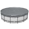 Bestway Zwembadcover &Oslash;4,27 m Rond Polyester Grijs
