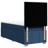 vidaXL Boxspring met matras stof blauw 100x200 cm