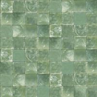 Noordwand Behang Evergreen Tiles groen