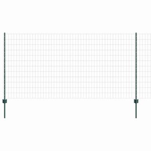 vidaXL Gelaste draadhek 25 x 1,2 m (B x H) PVC-Coated Staal Groen Mesh