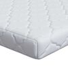 vidaXL Matras Wit 80 x 200 cm Jacquard stof