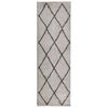 vidaXL Vloerkleed PAMPLONA shaggy hoogpolig 80x250 cm beige antraciet