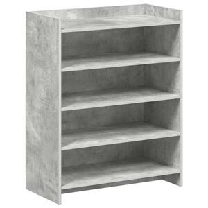 vidaXL Schoenenkast Betongrijs 73,5 x 36 x 92 cm Bewerkt hout