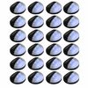 vidaXL Solarwandlampen LED 24 st rond zwart
